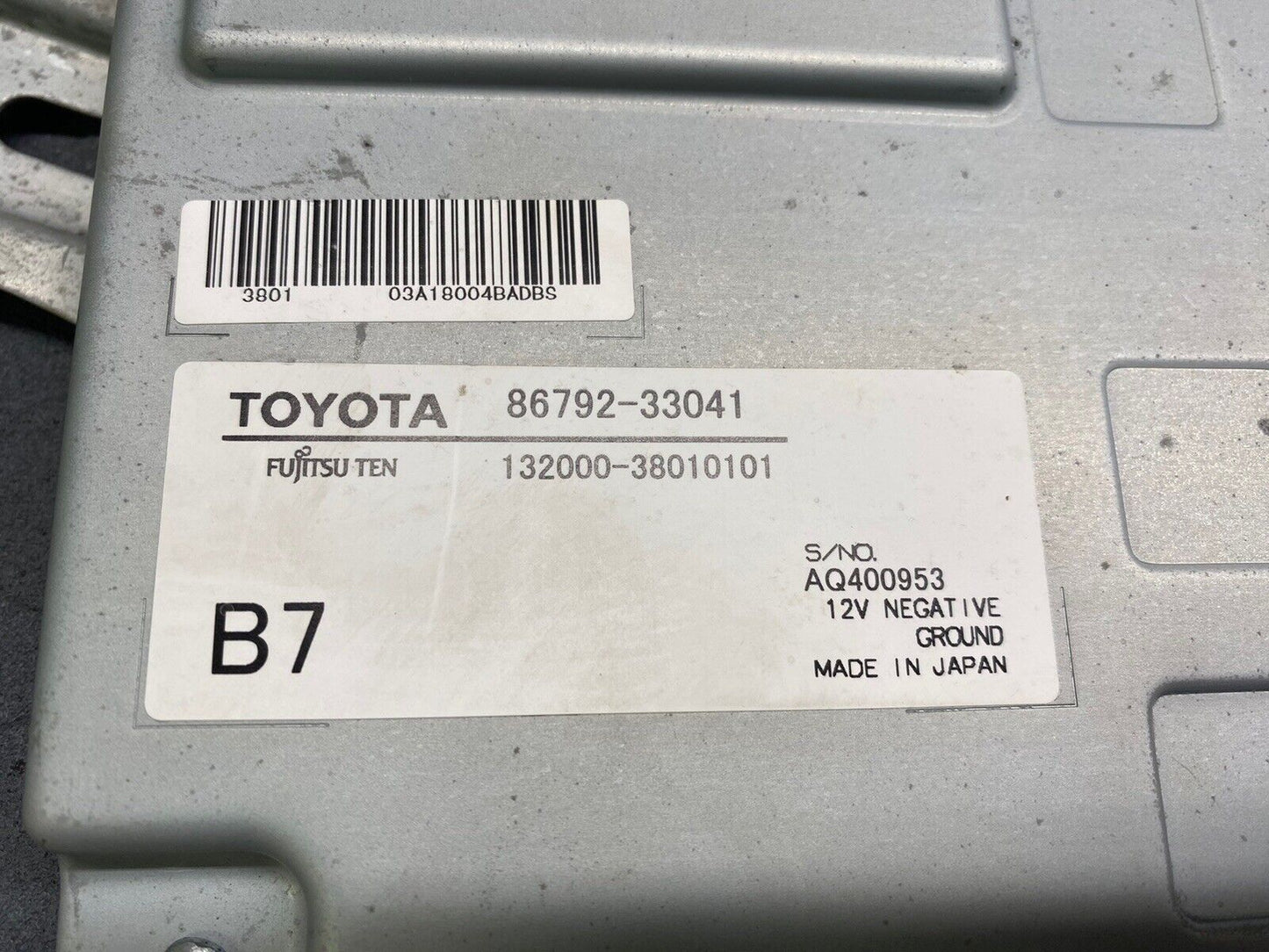 86792-33041 TOYOTA CAMRY SURROUND VIEW CAMERA CONTROL MODULE 2018 2019 2020