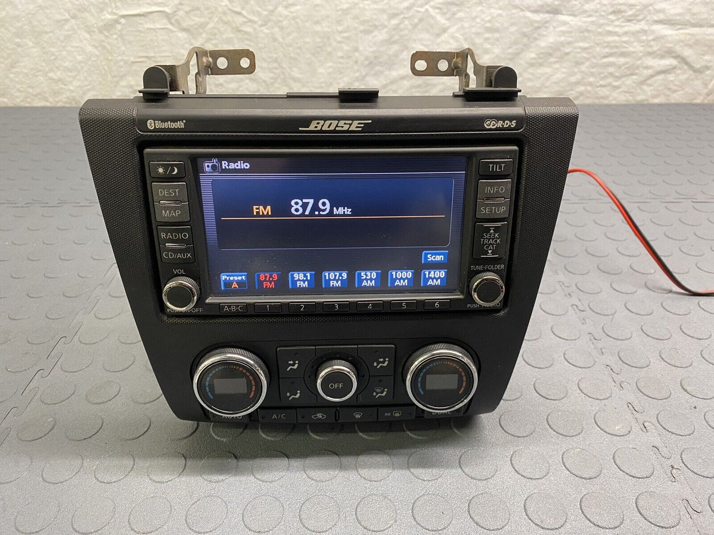 07 08 09 NISSAN ALTIMA BOSE NAVIGATION RADIO & CLIMATE CONTROL COMPLETE TESTED