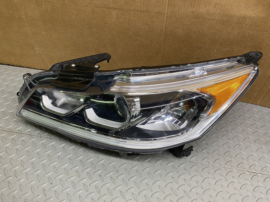 16-17 Honda Accord Sedan Left LH Driver Headlight Headlamp HALOGEN 2016 2017