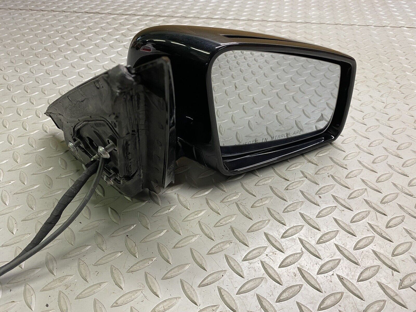 14-16 MERCEDES E550 E63 W212 RIGHT PASSENGER DOOR MIRROR BLACK CAMERA BLIND SPOT