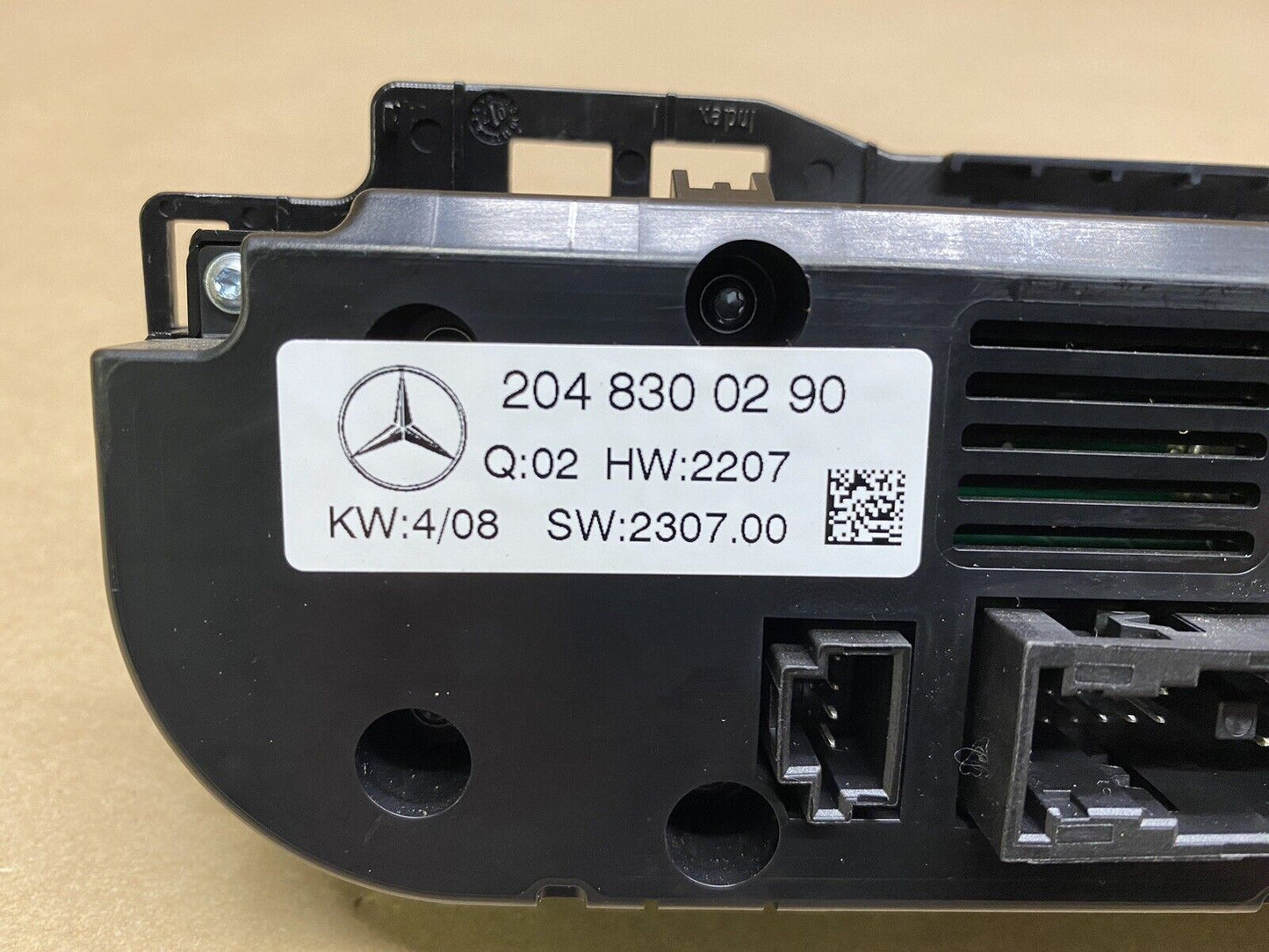 08-11 Mercedes W204 C300 C350 C63 AC A/C Heater Climate Temp Control 2048300790