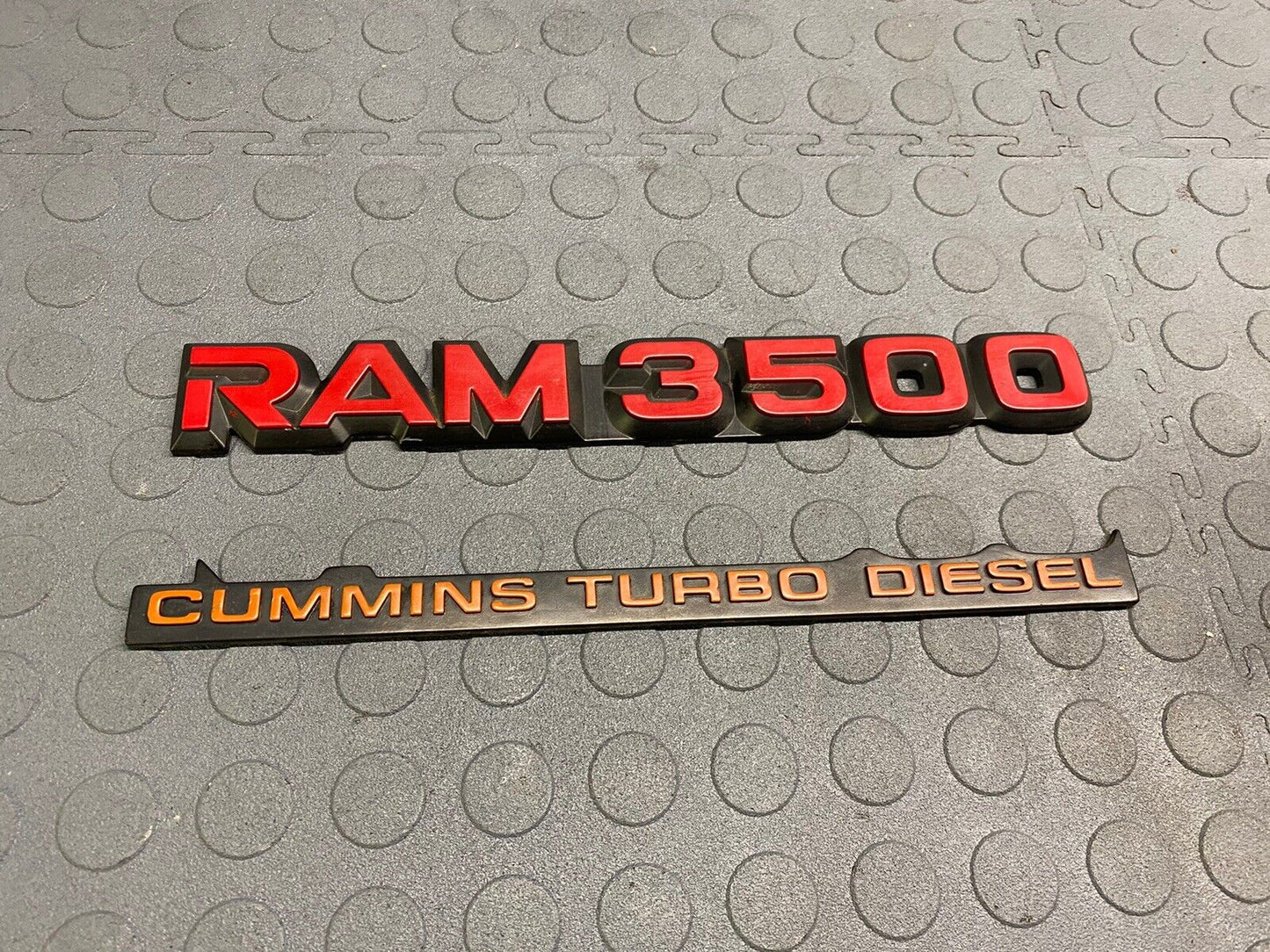 1994-2002 Dodge Ram 3500 Cummins Turbo Diesel Door Emblem Badge Ram Diesel