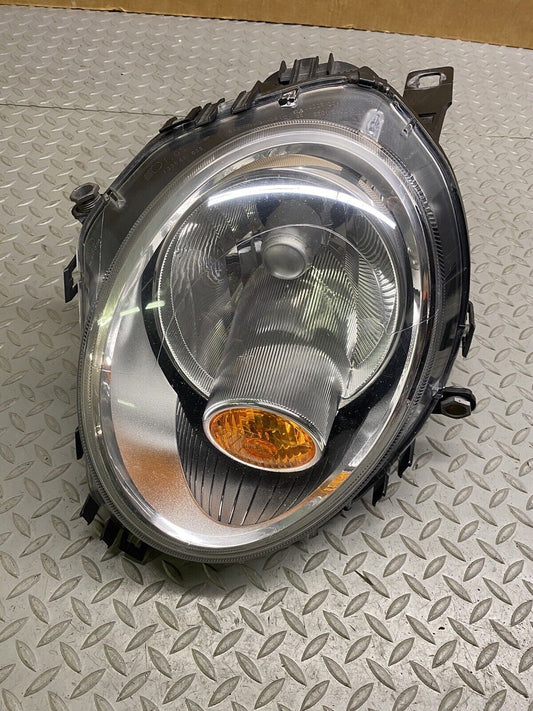 2007-2015 Mini Cooper Halogen Left Driver Headlight OEM Headlamp NICE ALL TABS!