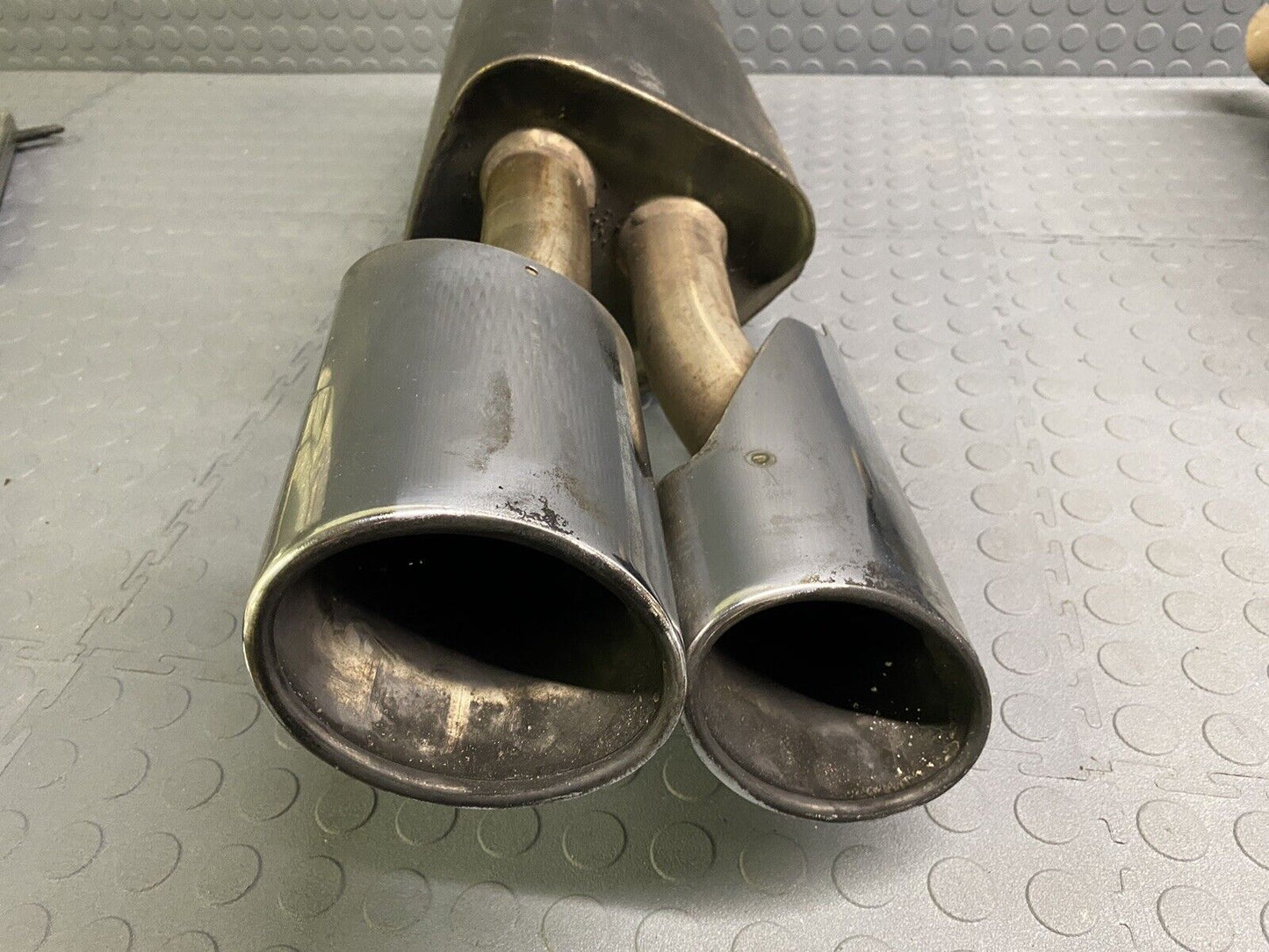 03-06 Mercedes W220 S65 S55 CL65 AMG Exhaust Muffler Quad Tips Left and Right