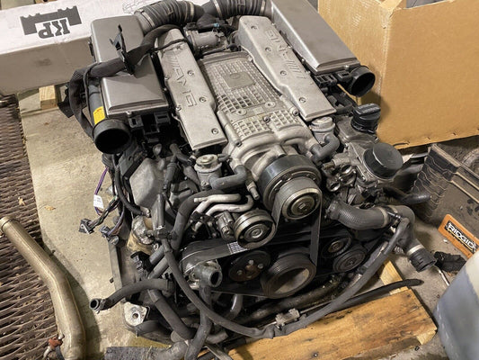 2003 MERCEDES S55 AMG SUPERCHARGED ENGINE M113K 5.4L COMPLETE MOTOR VIDEO!