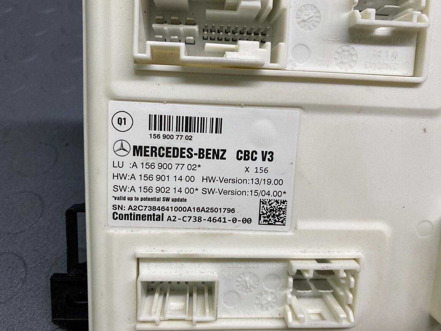 13-20 Mercedes Infiniti Body Control Module Computer BCM BCU OEM A 156 900 77 02