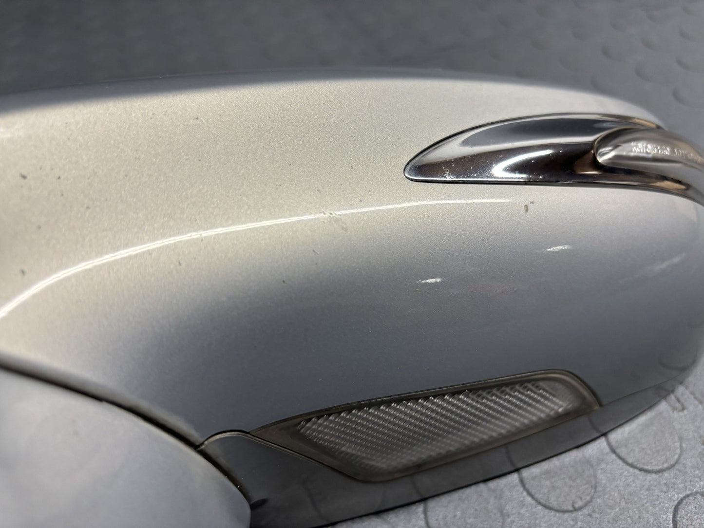 10-12 Lexus HS250H Left Driver Side Door Mirror Silver Opal Mica 1H0