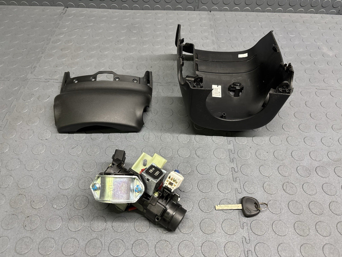 2015-2017 Kia Sedona Ignition Switch Door Lock W/ Key & Column Shroud Cover