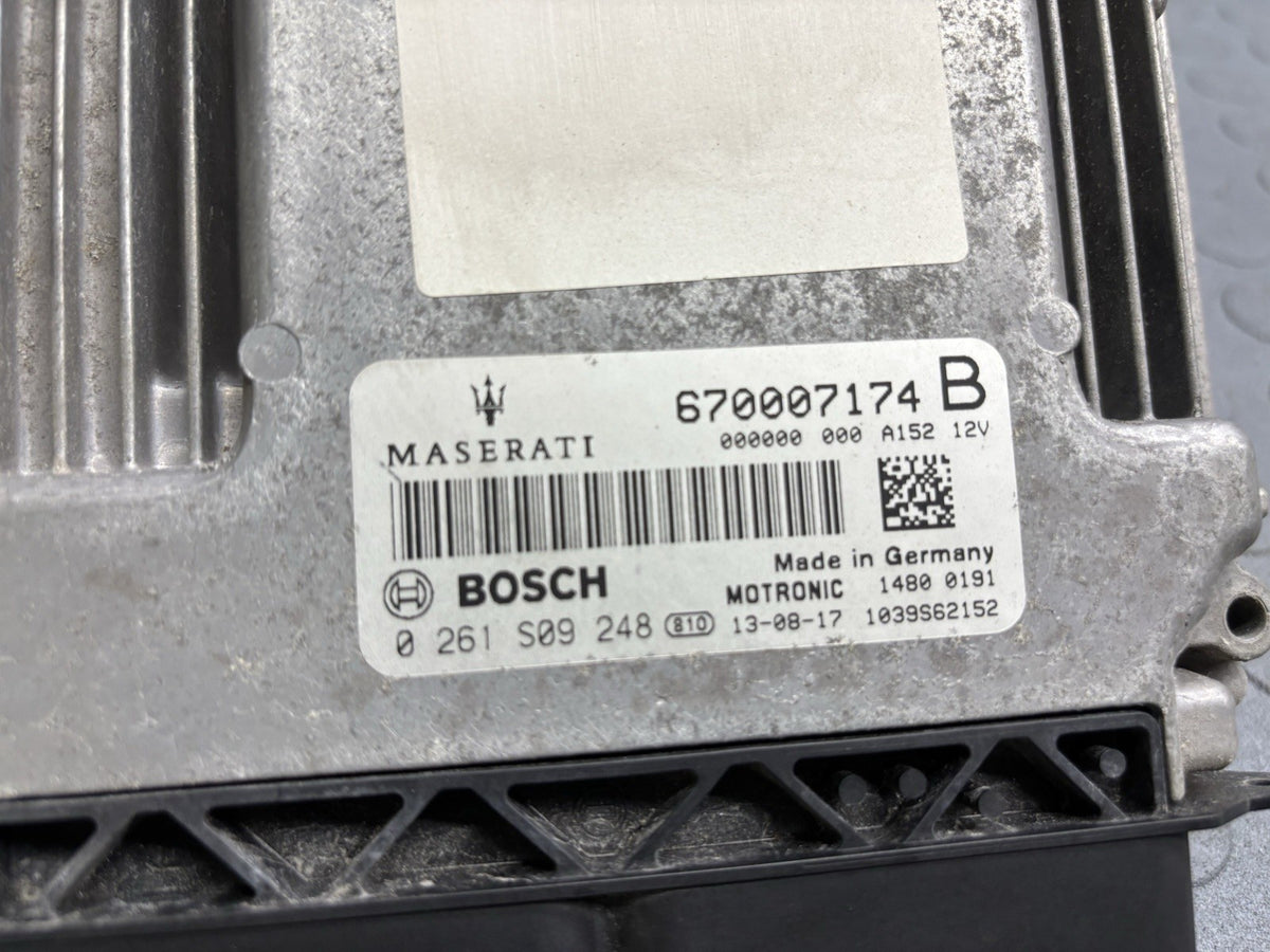 Maserati Ghibli 3.0L Engine Computer Control Module ECU ECM 670007174