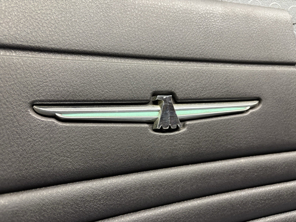 02-05 Ford Thunderbird Rear Center Cover Trim Wall Emblem Panel Black