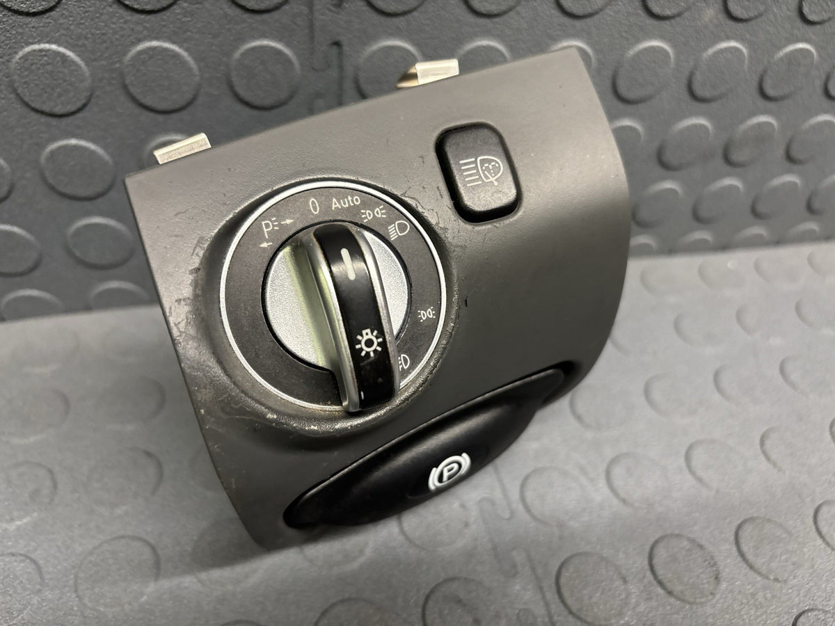 03-12 Mercedes R230 SL500 Headlight Control Switch Parking Brake 2305450104