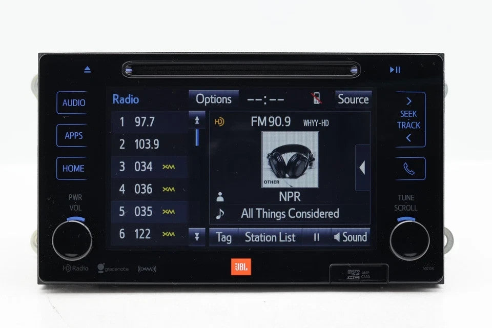 16 - 19 TOYOTA TACOMA JBL Touch Screen Radio Navigation GPS UNIT RECEIVER
