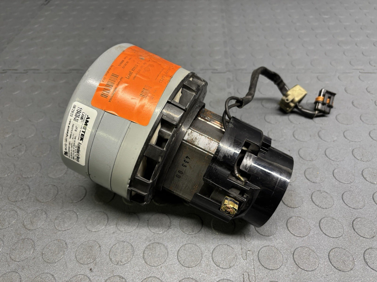 Ametek Lamb 119438-38 3-Stage Peripheral Bypass Vacuum Motor 24V Tennant T7