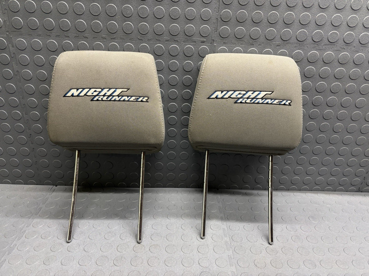 06-08 Dodge Ram NIGHT RUNNER Front Headrest Head Rest Set RARE