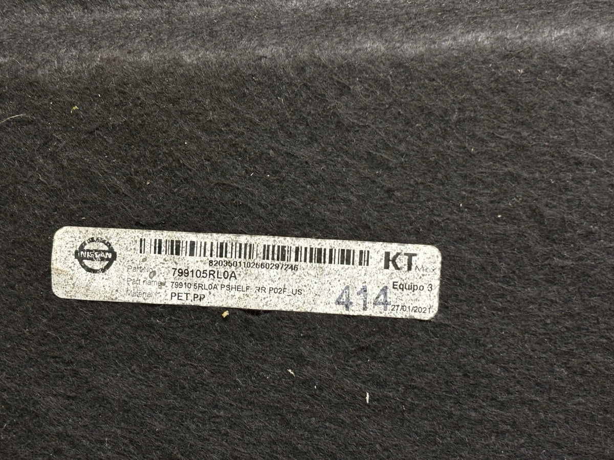 18-24 Nissan Kicks Rear Cargo Trunk Cover Shelf Privacy Shade 799105RL0A