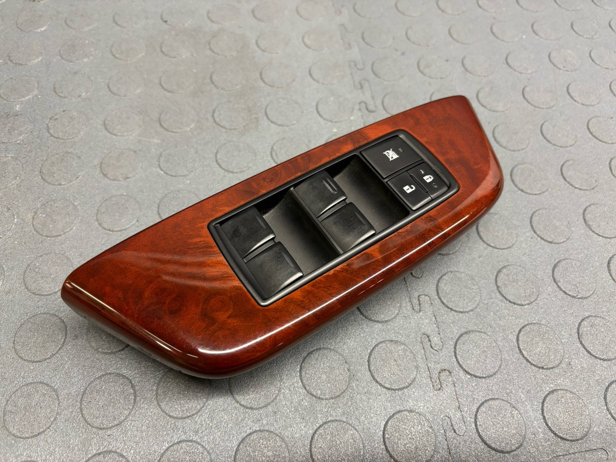 10-12 Lexus HS250h Front Left Driver Master Door Window Switch W/ Bezel