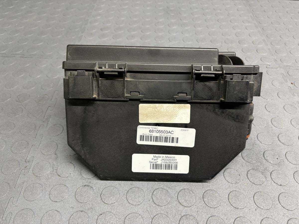 2012 WRANGLER TIPM TOTALLY INTEGRATED POWER CONTROL MODULE FUSE BOX 68105503AC