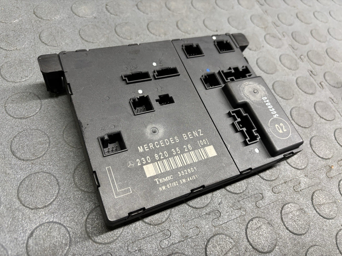 03-08 MERCEDES R230 SL55 SL500 Front Left  Door Control Module 2308203526 OEM