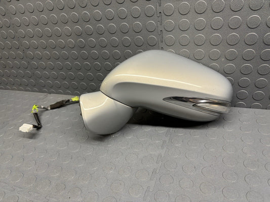 10-12 Lexus HS250H Left Driver Side Door Mirror Silver Opal Mica 1H0