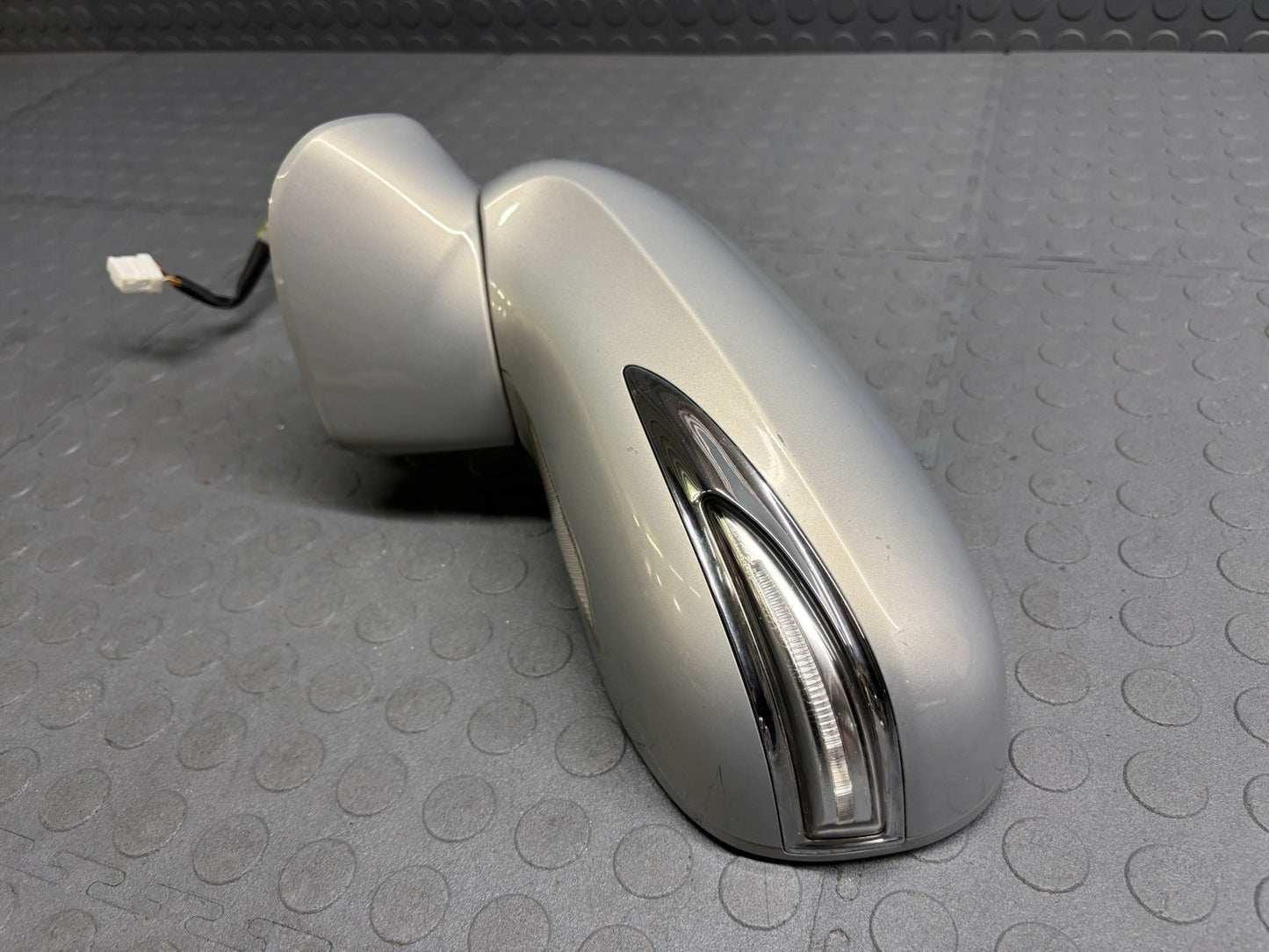 10-12 Lexus HS250H Left Driver Side Door Mirror Silver Opal Mica 1H0
