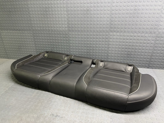 2018 MERCEDES BENZ E63S W213 AMG REAR SEAT BOTTOM CUSHION BLACK LEATHER SUEDE