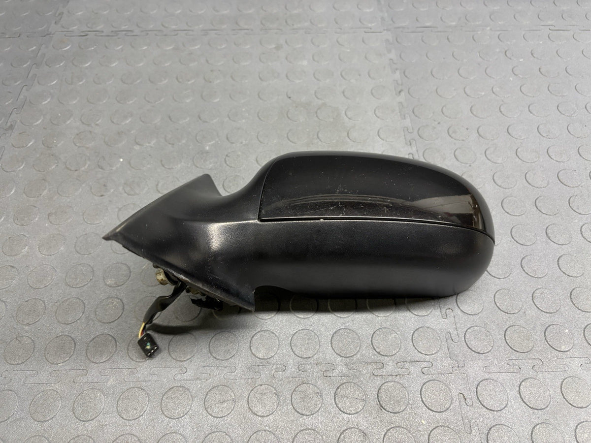 02-05 Ford Thunderbird Left Driver Side Rear View Door Mirror BLACK Needs Glass