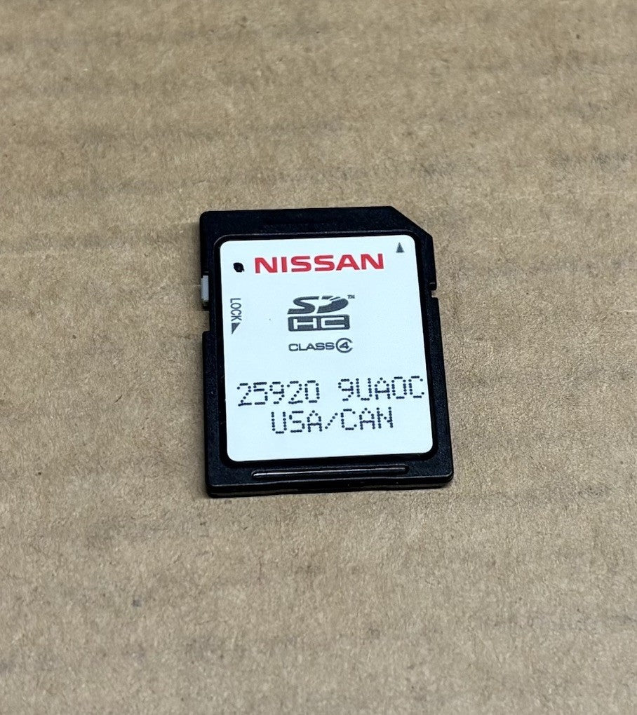 Genuine Navigation GPS DATA Memory SD Card US Canada Maps Nissan 25920 9UA0C