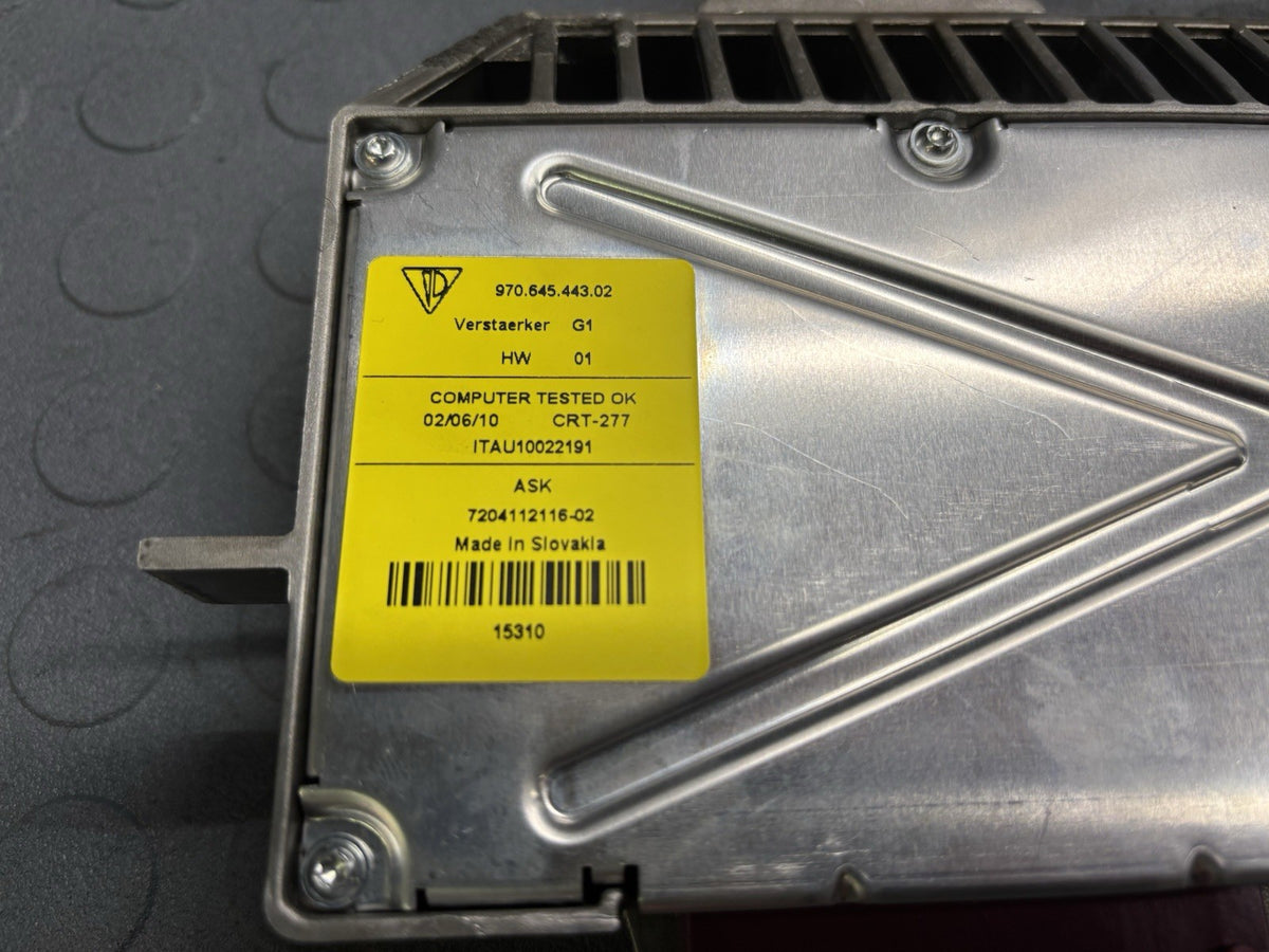 2011 PORSCHE PANAMERA AUDIO SOUND SYSTEM AMPLIFIER AMP 97064544302 OEM