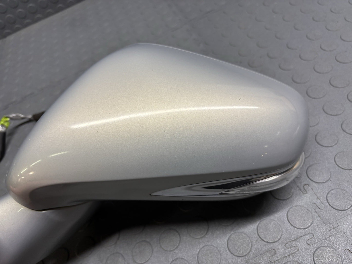 10-12 Lexus HS250H Left Driver Side Door Mirror Silver Opal Mica 1H0