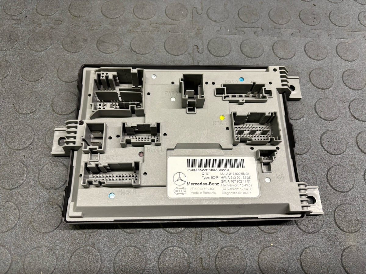 2018 Mercedes E63 AMG Rear SAM Control Unit ID A2139005522