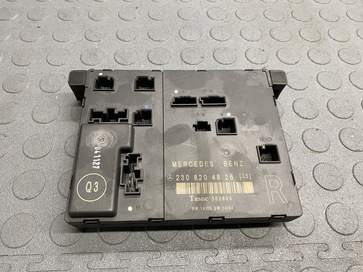 MERCEDES R230 SL PASSENGER RIGHT FRONT DOOR PANEL CONTROL MODULE 2308204826