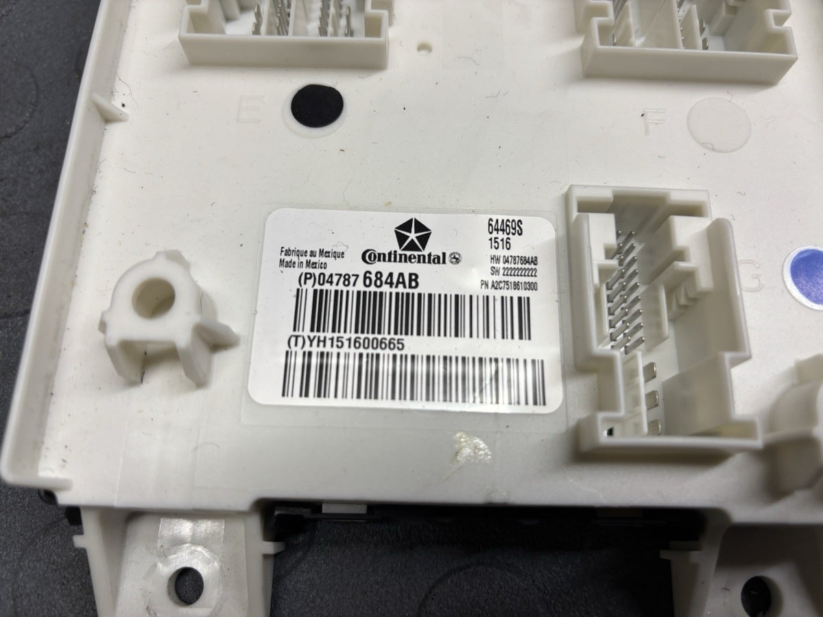 MASERATI GHIBLI BCM BODY CONTROL COMPUTER MODULE 04787684AB OEM