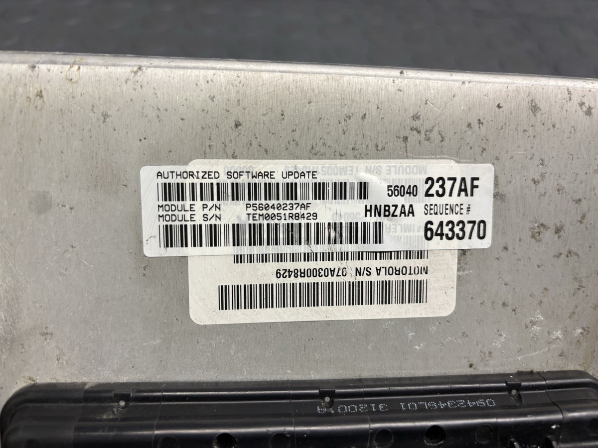 01 DODGE DAKOTA R/T 5.9 ECM ECU PCM 56040237AF