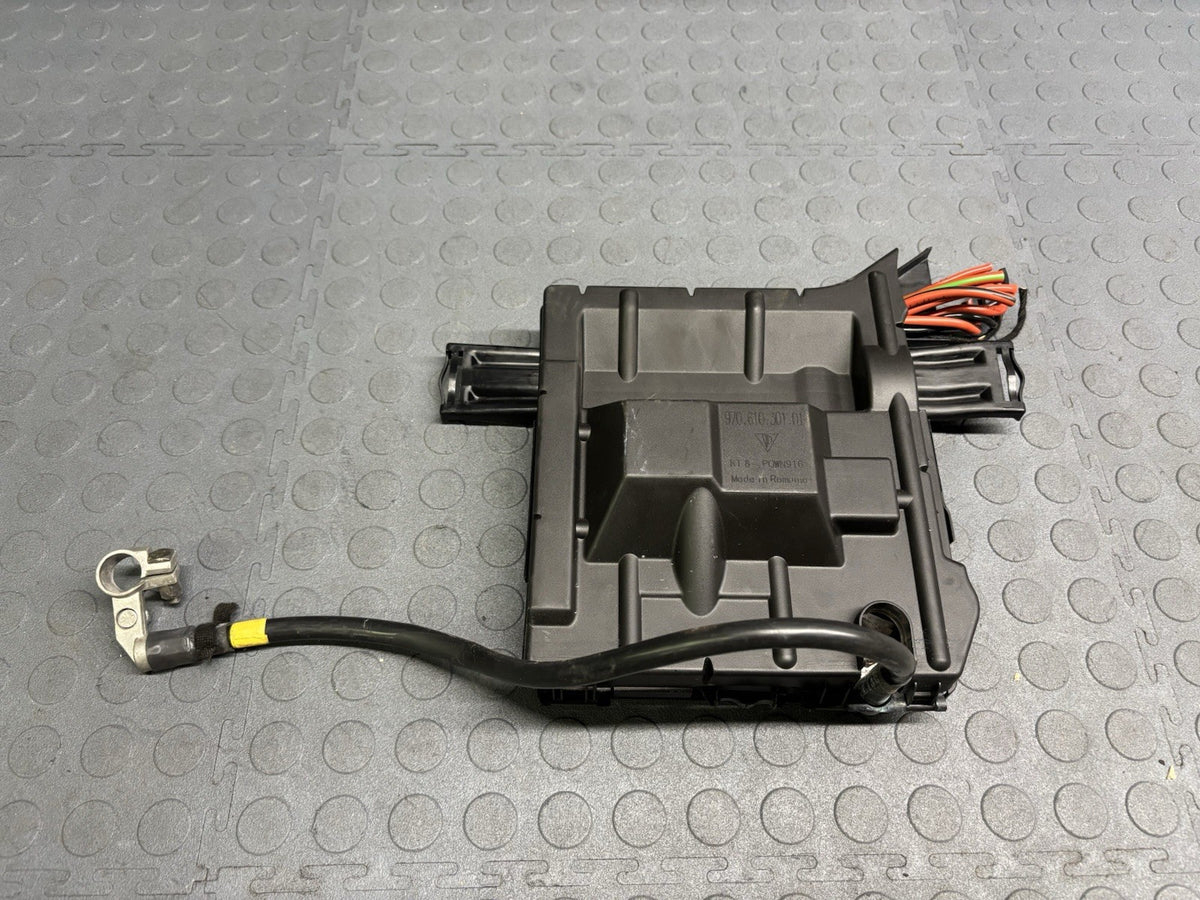 10-16 Porsche Panamera 970 Battery Terminal Junction Fuse Box 97061030301 OEM