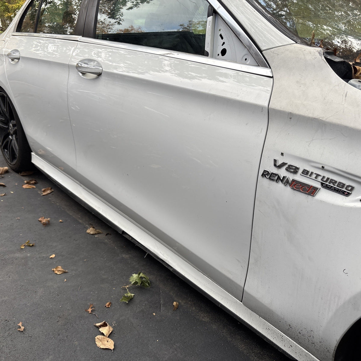 2017-2022 MERCEDES E63 AMG W213 FRONT RIGHT PASSENGER DOOR SHELL PANEL WHITE 149