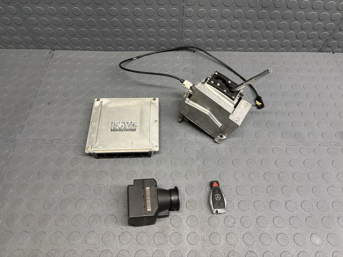 Mercede R230 SL500 ECU Engine Computer EIS Ignition Switch Key Shifter Set