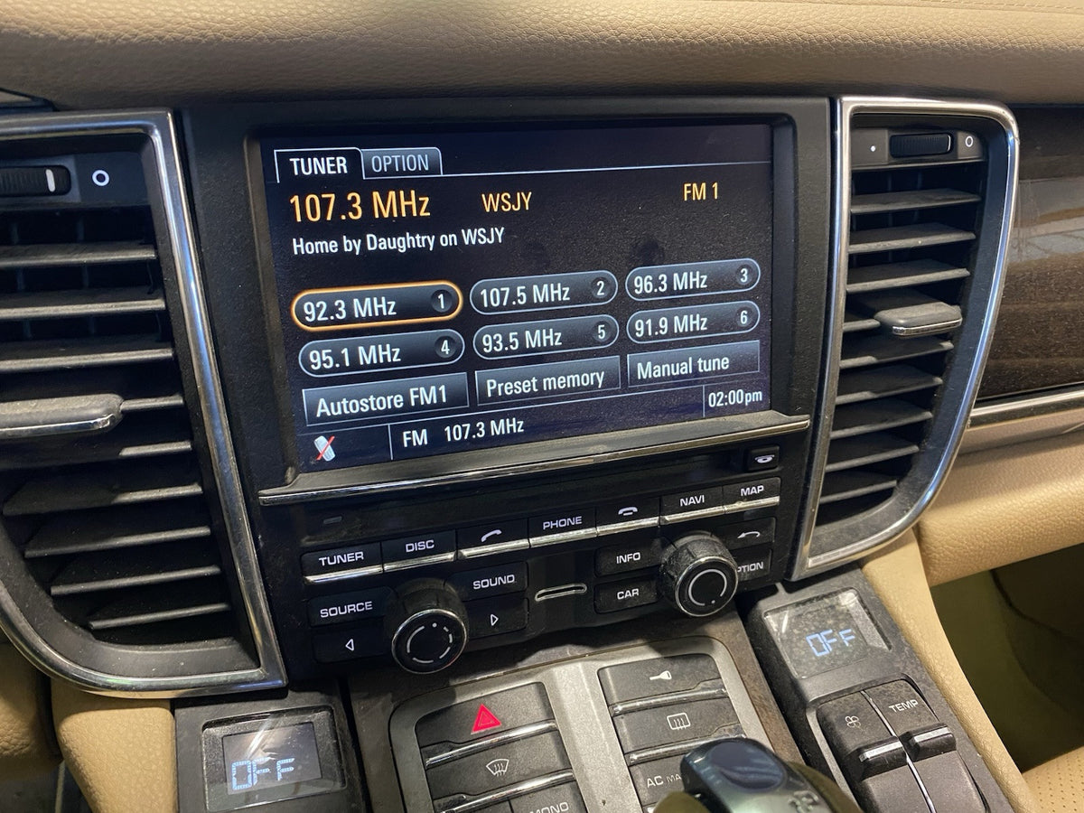 10-16 Porsche Panamera 970 Navigation GPS Radio CD Player Display PCM 3.1 TESTED