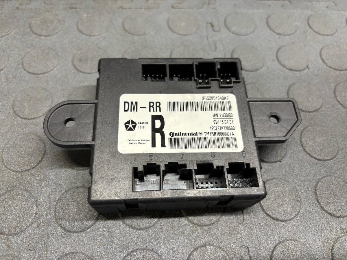 2017-2020 Maserati Ghibli Rear Passenger Right Side Door Control Module ECU