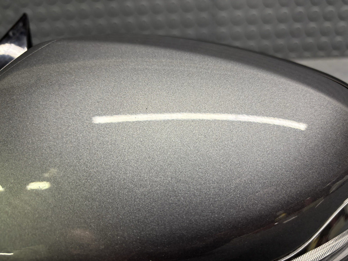 W213 MERCEDES E63 AMG LEFT DOOR MIRROR BLIND ZONE CAMERA GPS COMPLETE NICE GRAY