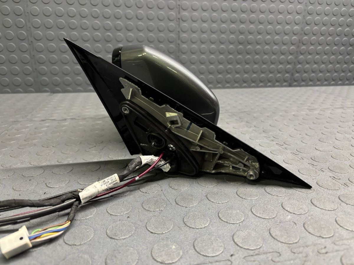 W213 MERCEDES E63 AMG LEFT DOOR MIRROR BLIND ZONE CAMERA GPS COMPLETE NICE GRAY