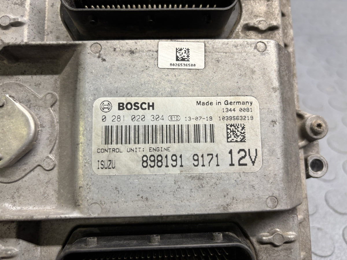 ISUZU DIESEL ENGINE CONTROL MODULE ECM ECU 898191 9171