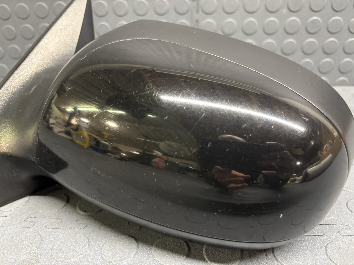 02-05 Ford Thunderbird Left Driver Side Rear View Door Mirror BLACK Needs Glass