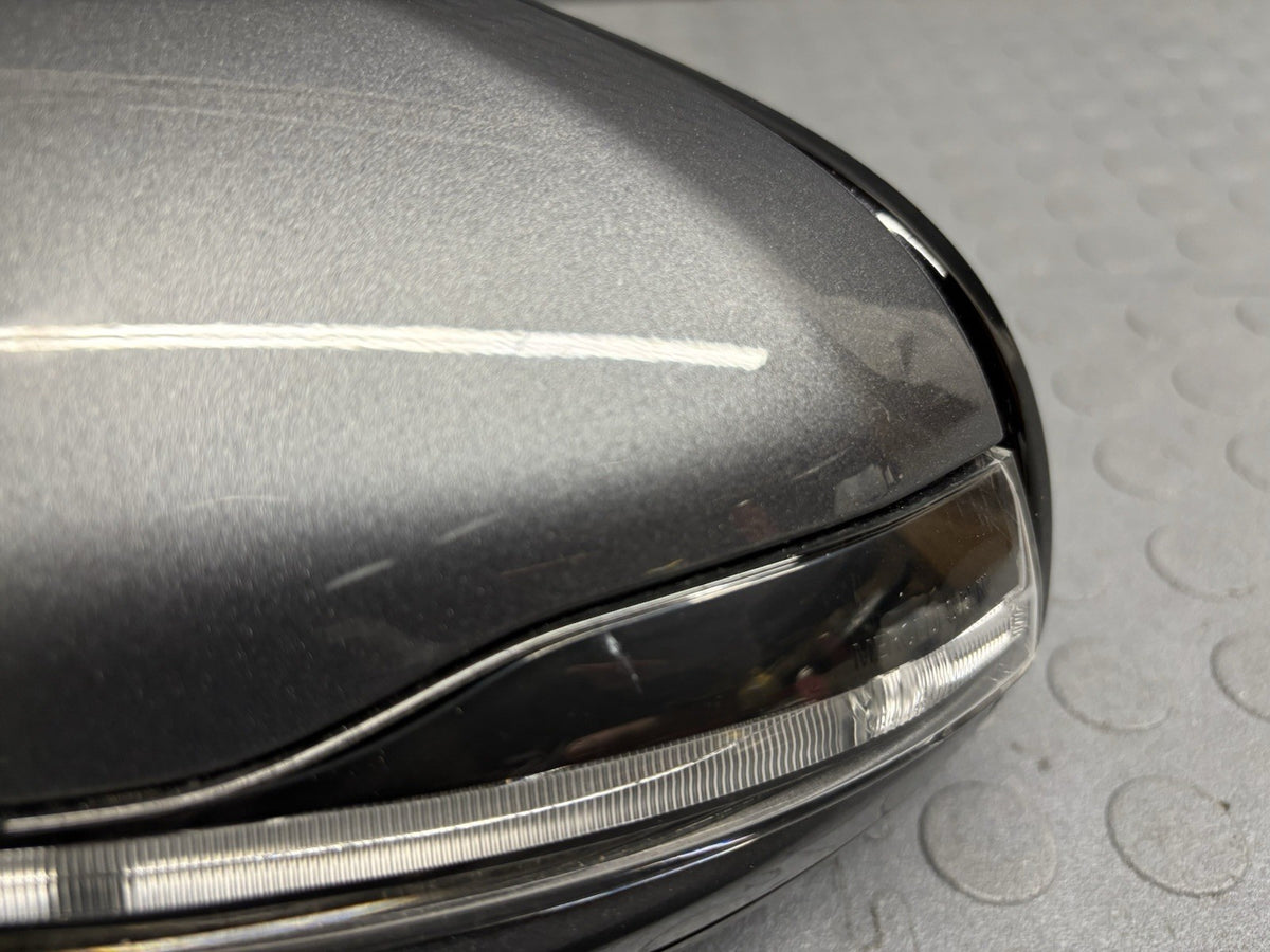 W213 MERCEDES E63 AMG LEFT DOOR MIRROR BLIND ZONE CAMERA GPS COMPLETE NICE GRAY