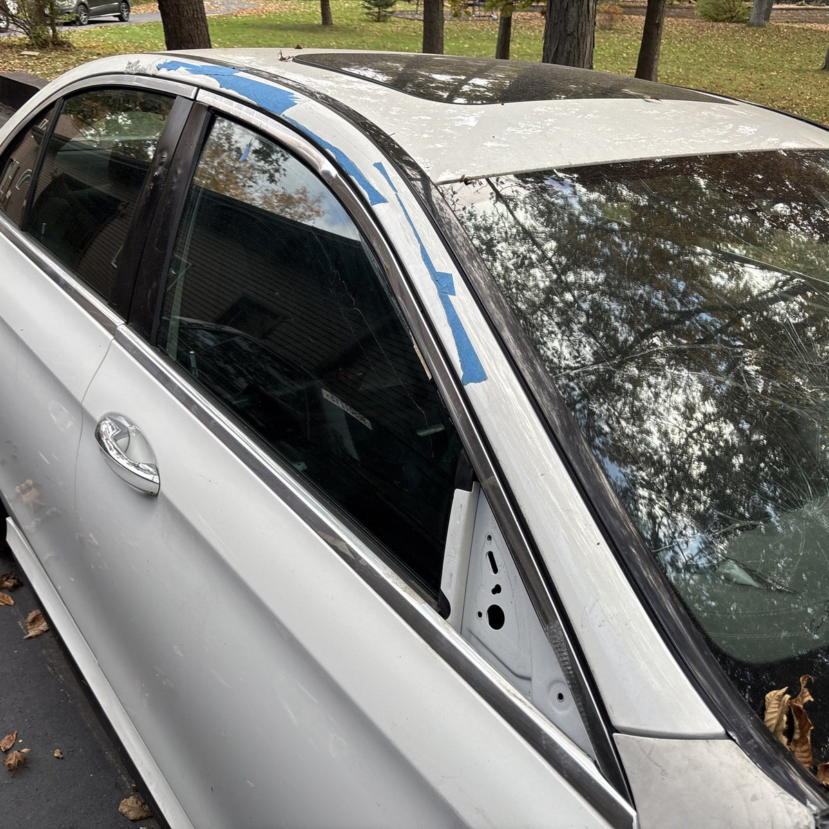 2017-2022 MERCEDES E63 AMG W213 FRONT RIGHT PASSENGER DOOR SHELL PANEL WHITE 149