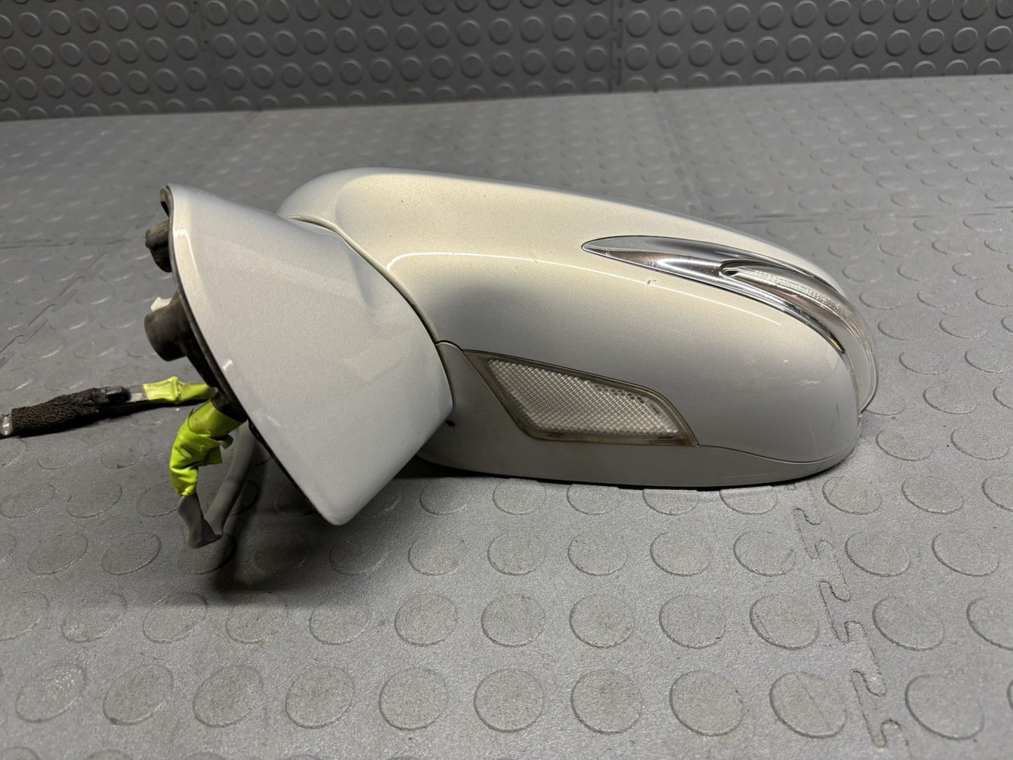 10-12 Lexus HS250H Left Driver Side Door Mirror Silver Opal Mica 1H0