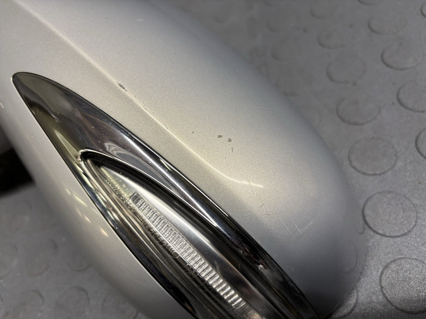 10-12 Lexus HS250H Left Driver Side Door Mirror Silver Opal Mica 1H0