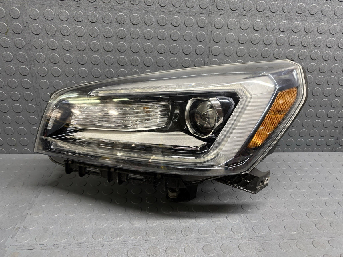 13-16 GMC ACADIA LEFT DRIVER SIDE HEADLIGHT HALOGEN HEADLAMP ALL TABS! COMPLETE!