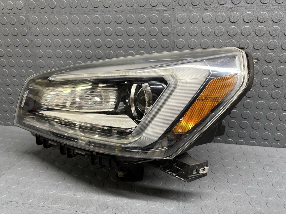 13-16 GMC ACADIA LEFT DRIVER SIDE HEADLIGHT HALOGEN HEADLAMP ALL TABS! COMPLETE!