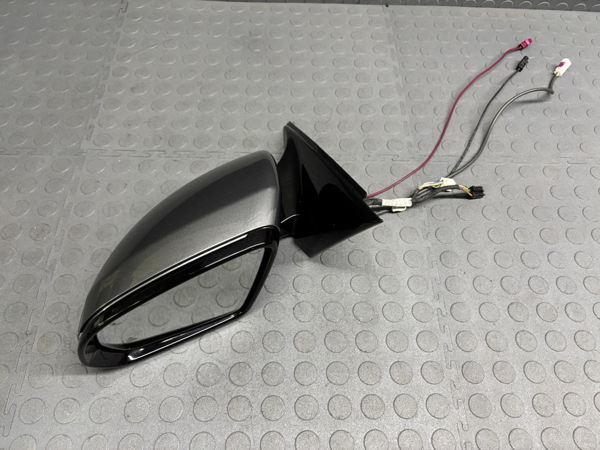 W213 MERCEDES E63 AMG LEFT DOOR MIRROR BLIND ZONE CAMERA GPS COMPLETE NICE GRAY