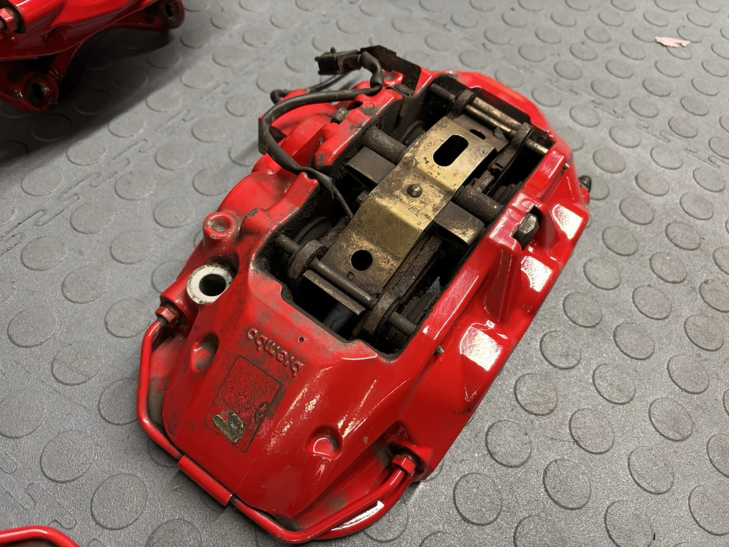 2014-2023 Maserati Quattroporte Ghibli SQ4 6 Pot Brembo Brake Caliper Set Red